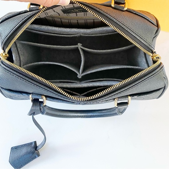 Louis Vuitton Speedy Bandoulière 25 in black empreinte leather - Picture 6 of 16